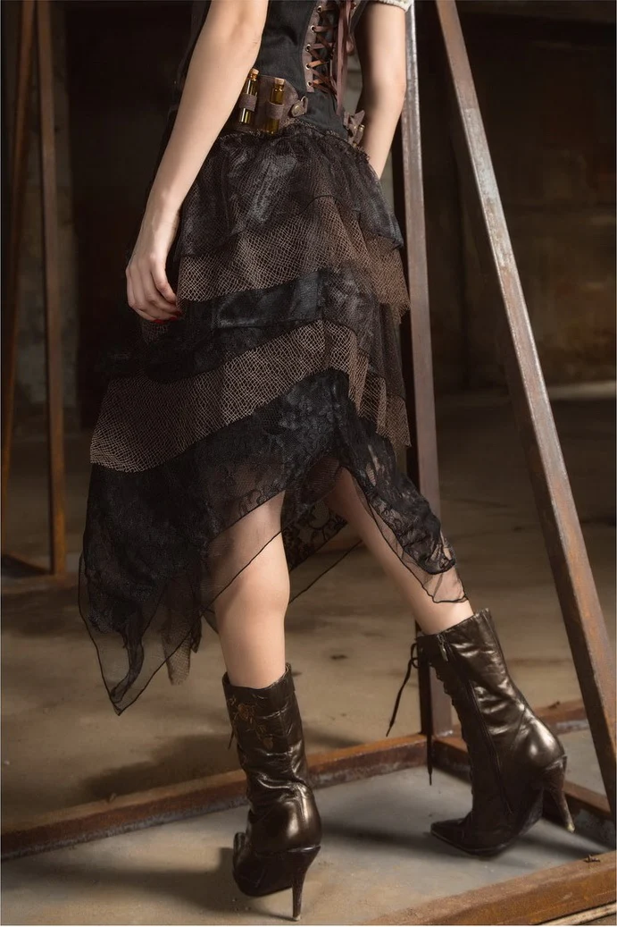 Alexia Steampunk Skirt - Image 3