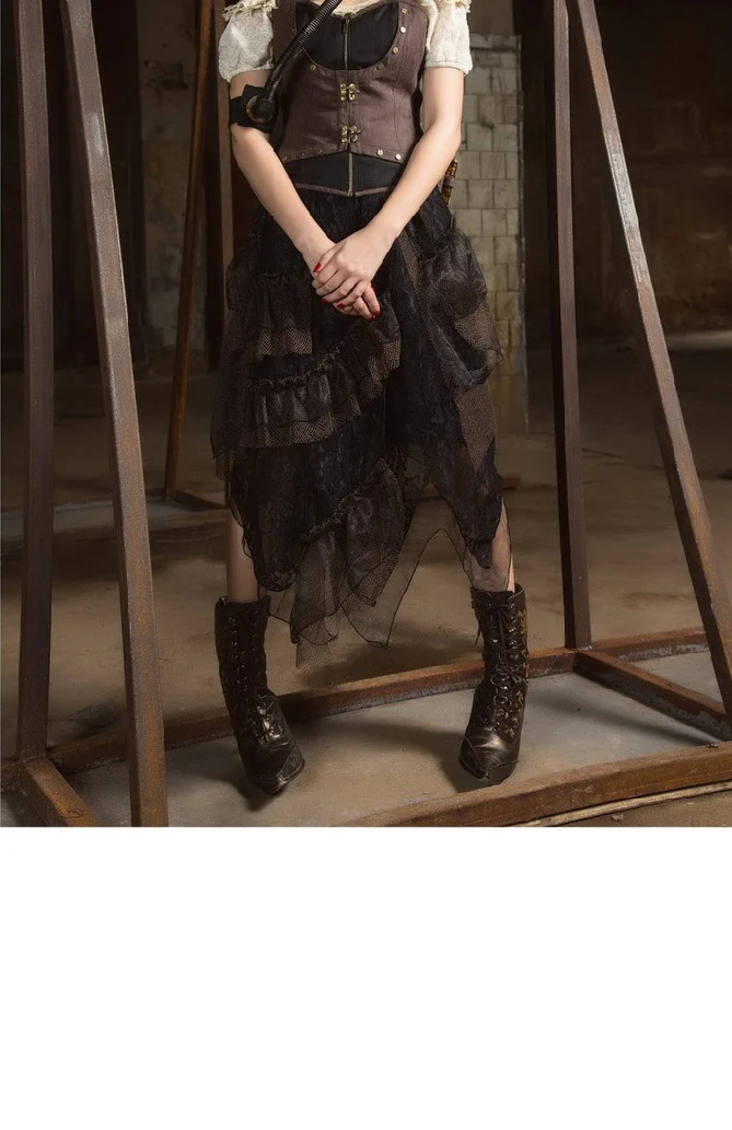 Alexia Steampunk Skirt - Image 4