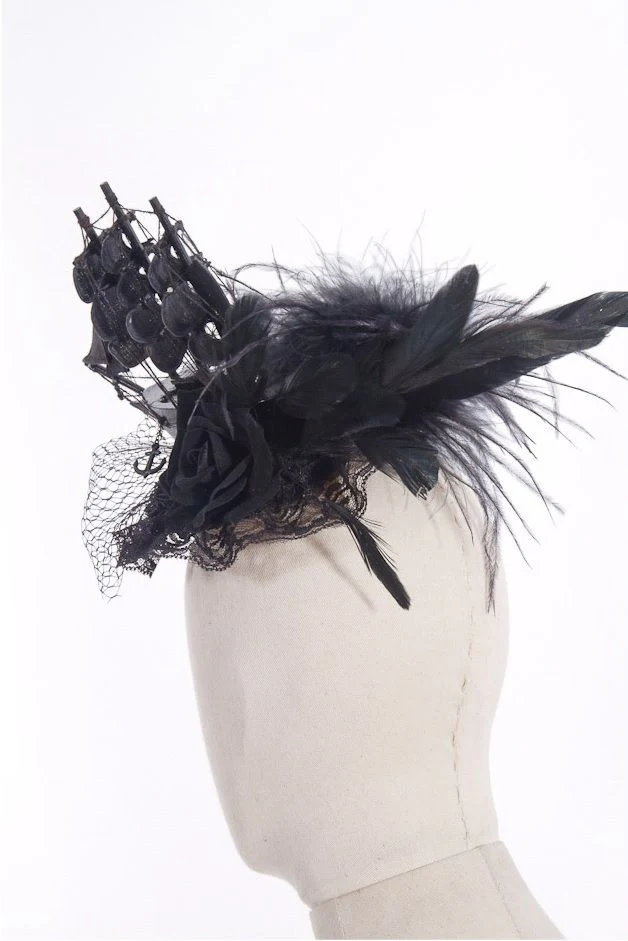 Black Pearl Head Piece - Image 5