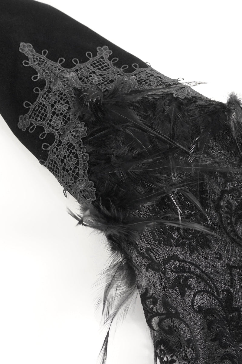 The Bloodborne Heiress – Velvet Victorian Bolero Jacket - Image 12