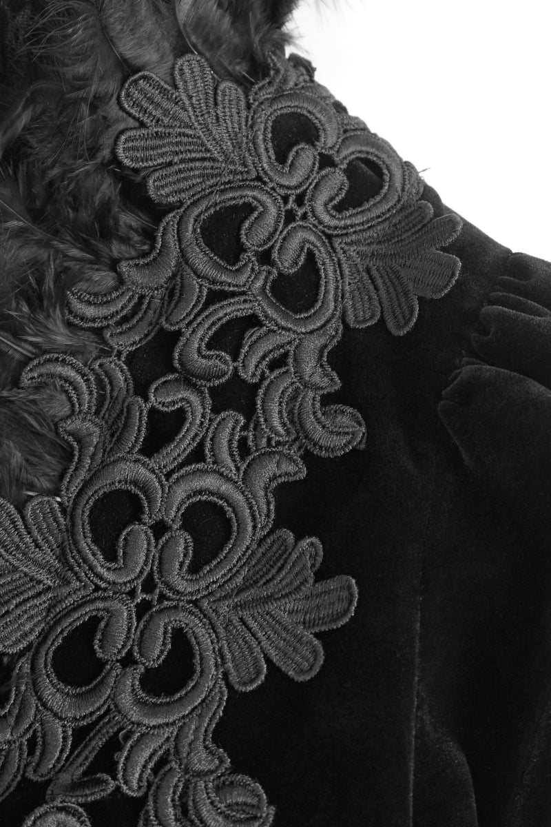 The Bloodborne Heiress – Velvet Victorian Bolero Jacket - Image 9