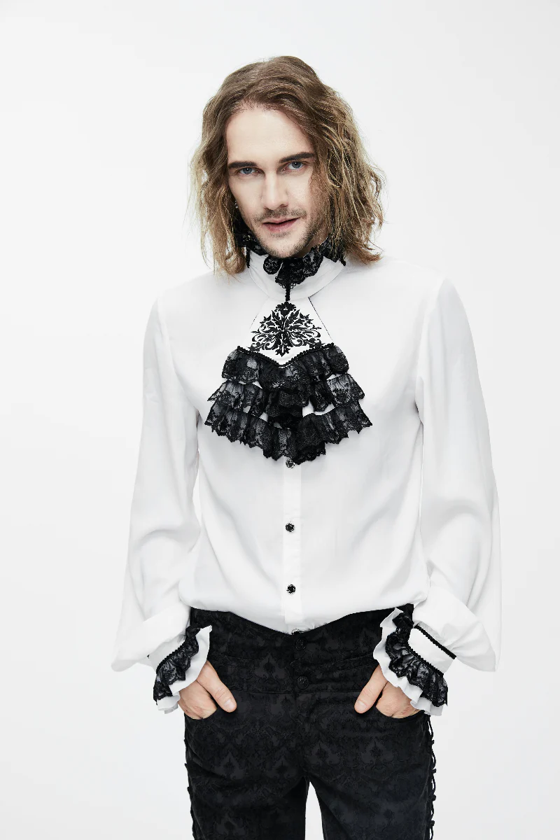 Eternal Union – Victorian-Inspired Groom’s Shirt - Image 5
