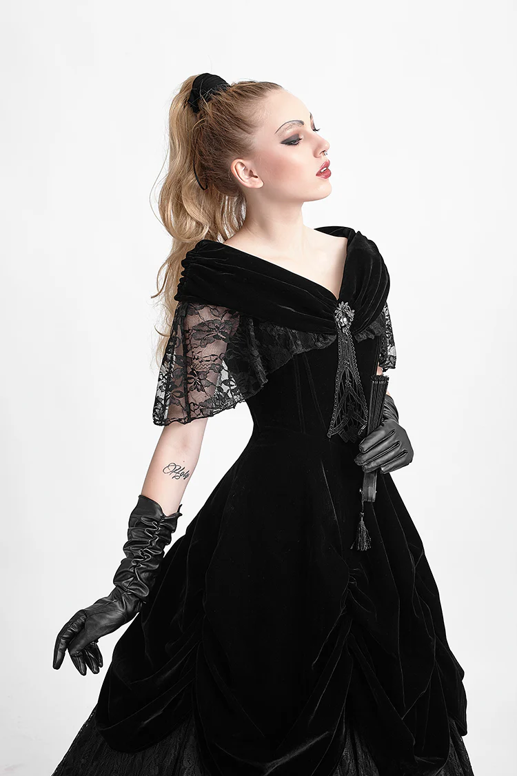 Gothic Beauty Ball Gown - Image 4