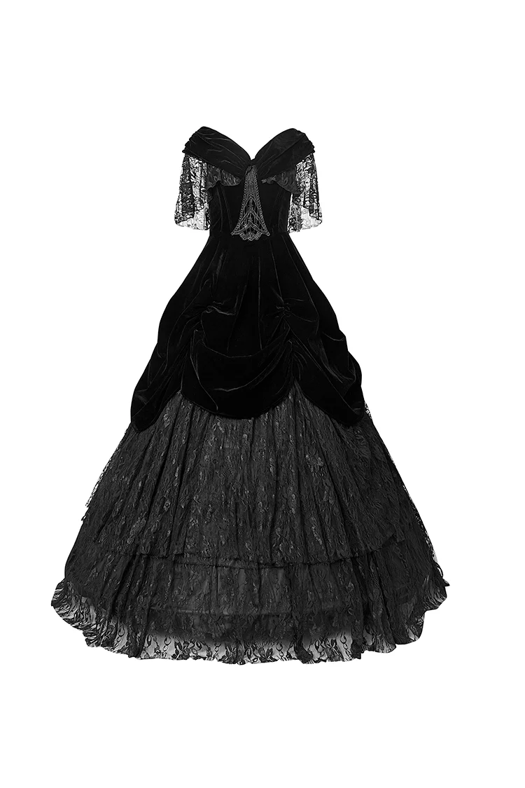 Gothic Beauty Ball Gown - Image 5