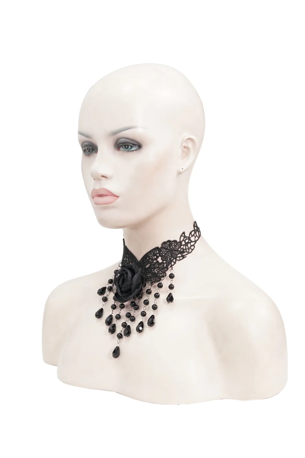 Gothic Crying Rose necklace - Image 3