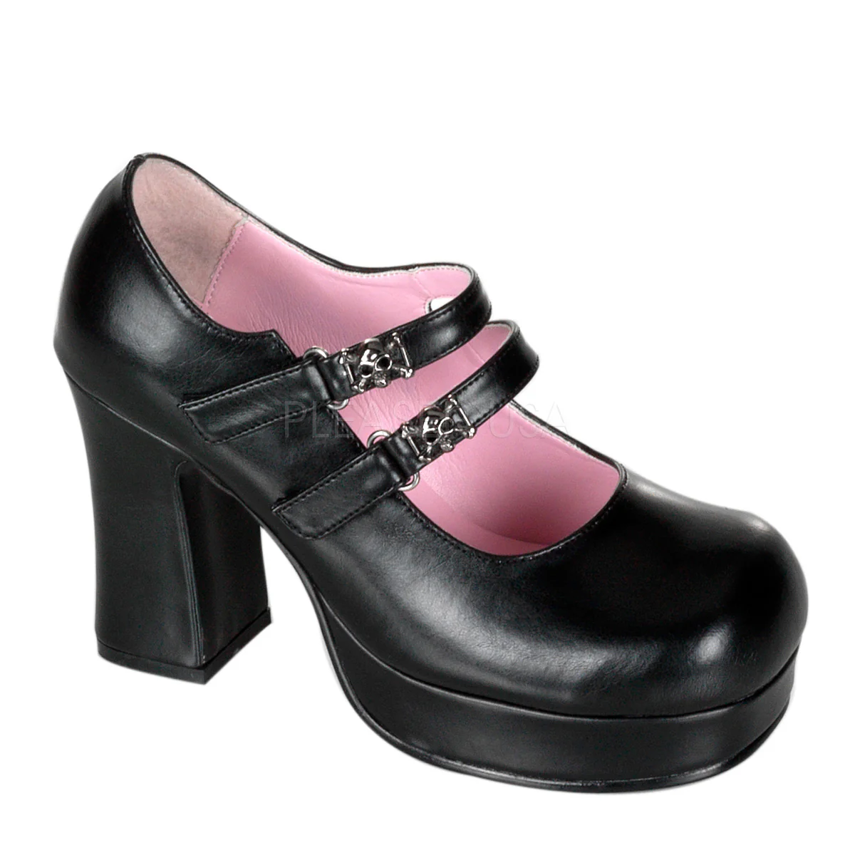 Gothika Skull Mary Jane Heels - Image 6