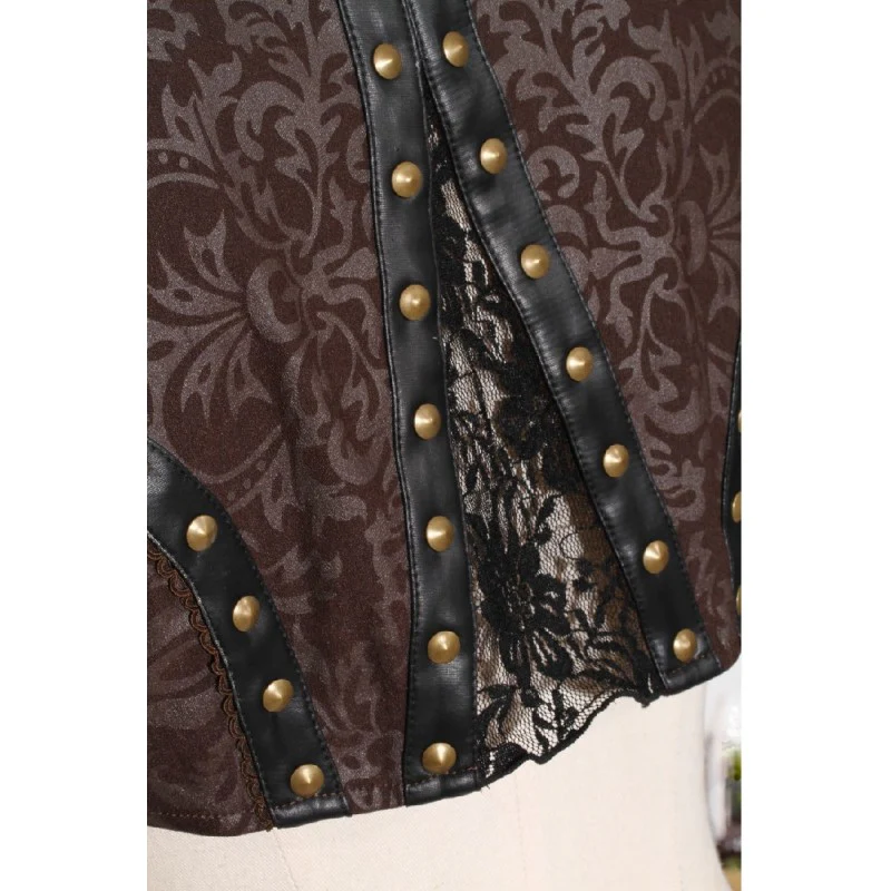 Leather & Lace Steampunk Bolero - Image 8