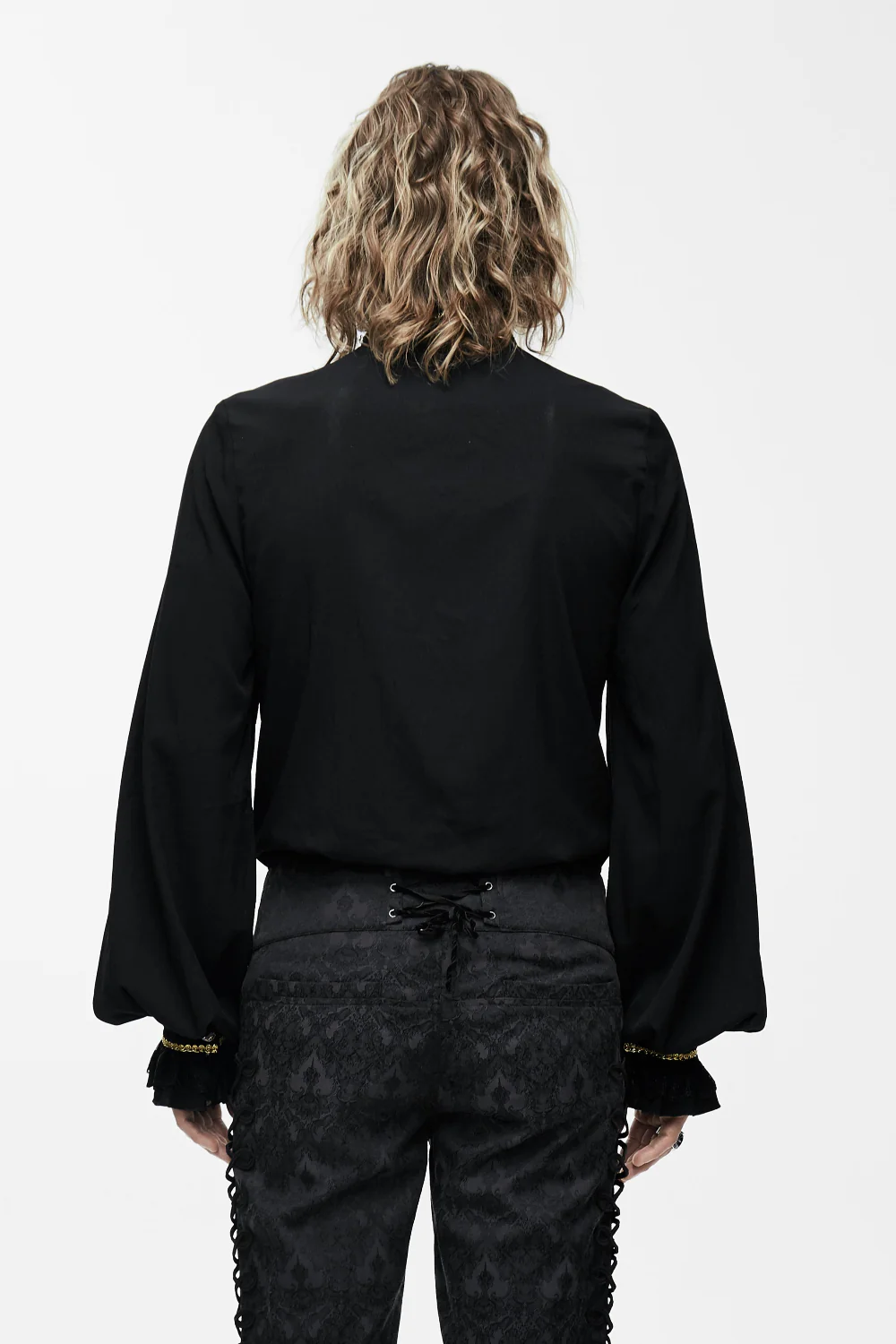 Eternal Eclipse – Victorian-Inspired Groom’s Shirt - Image 8