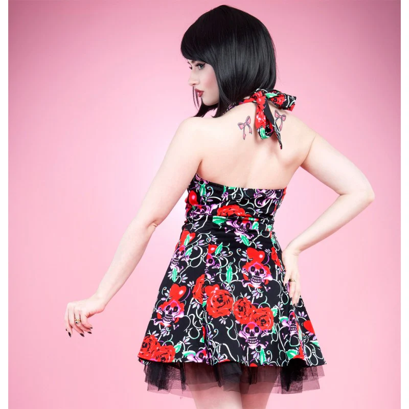 Skulls & Roses mini dress - Image 4