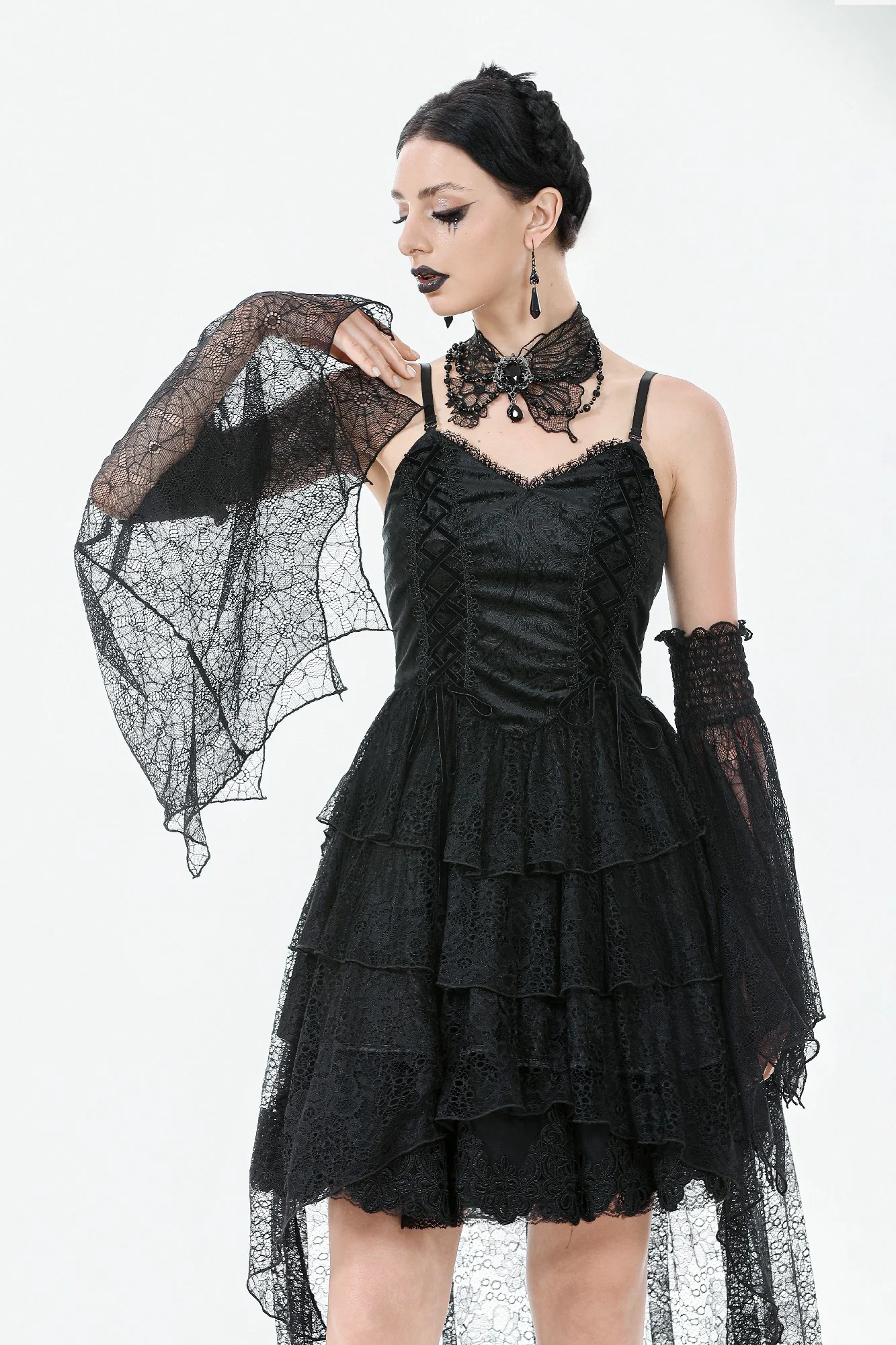 Spiderweb Lace Arm Sleeves - Image 3