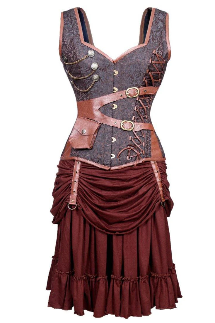 Steampunk Adventurer Corset Dress - Image 3