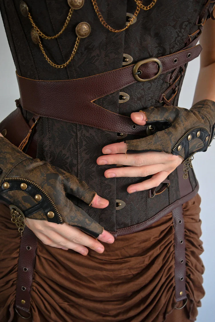 Steampunk Adventurer Corset Dress - Image 4