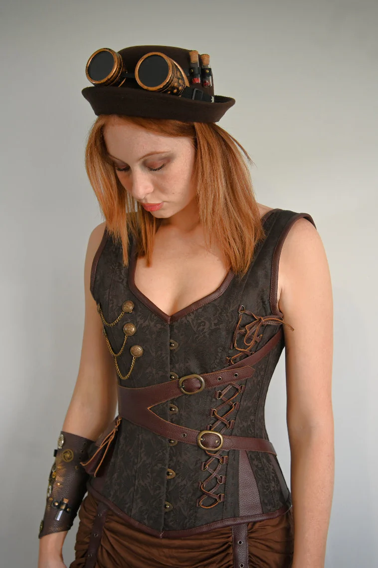 Steampunk Adventurer Corset Dress - Image 5