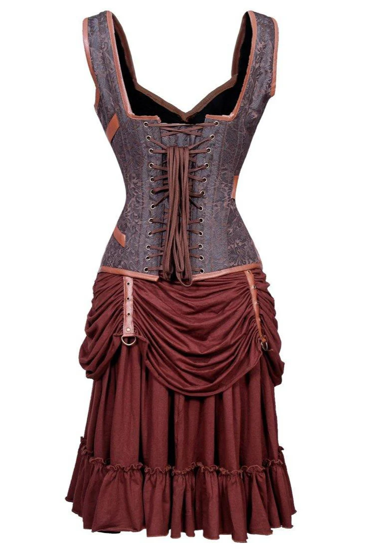 Steampunk Adventurer Corset Dress - Image 6