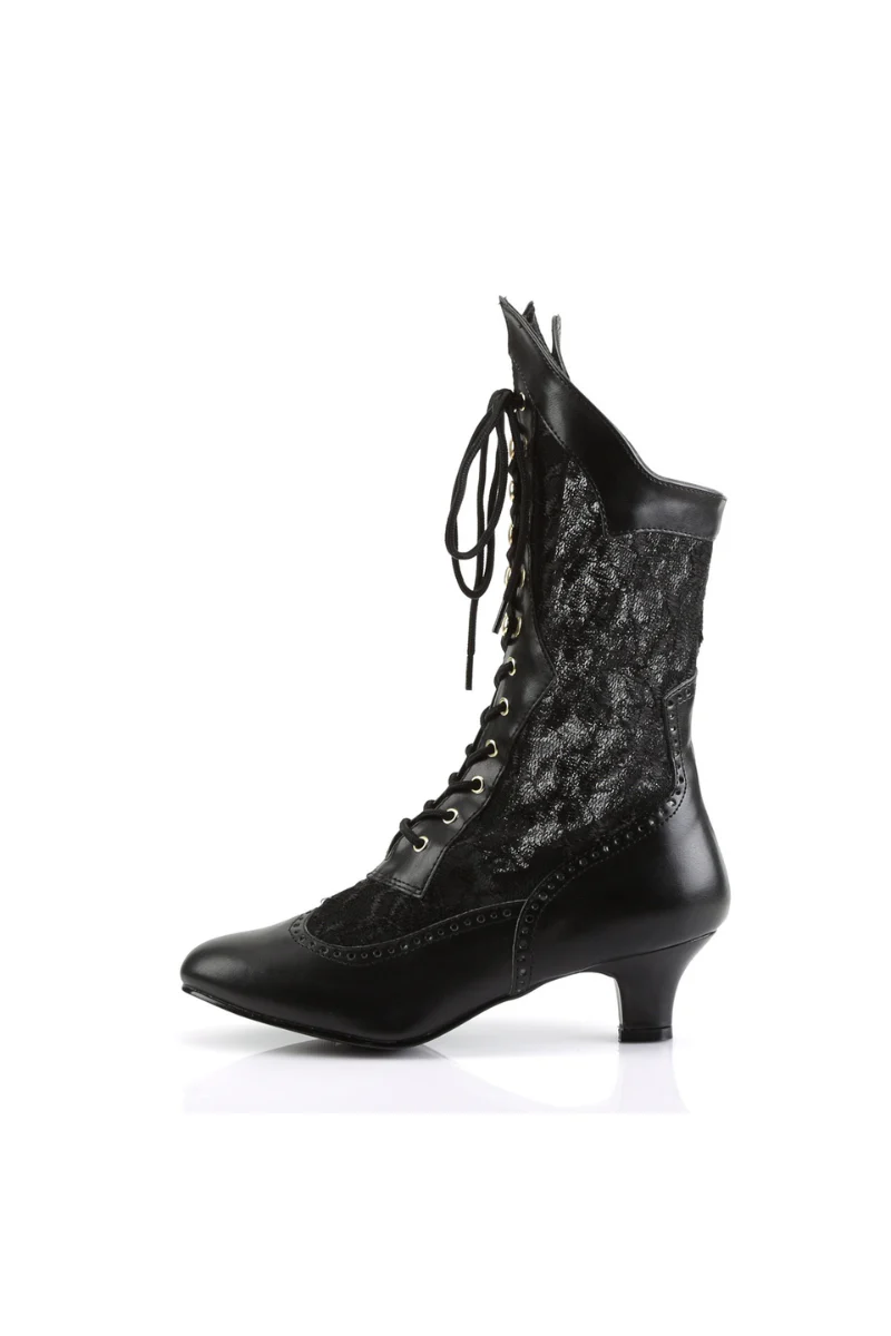 Victorian Pioneer Black Boots - Image 4