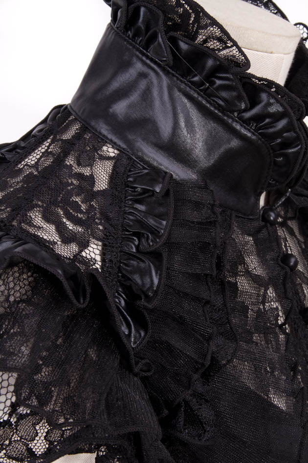 Countess Black Sleeveless Top - Image 5