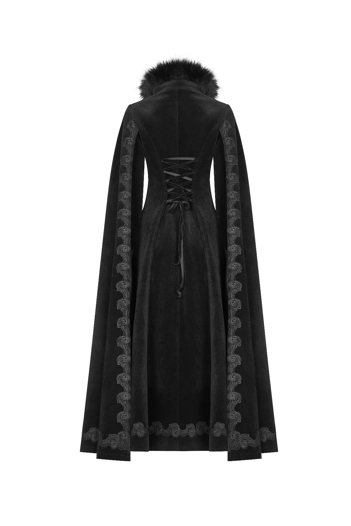 Empress of the Frostbound Realm – Velvet Coat - Image 3
