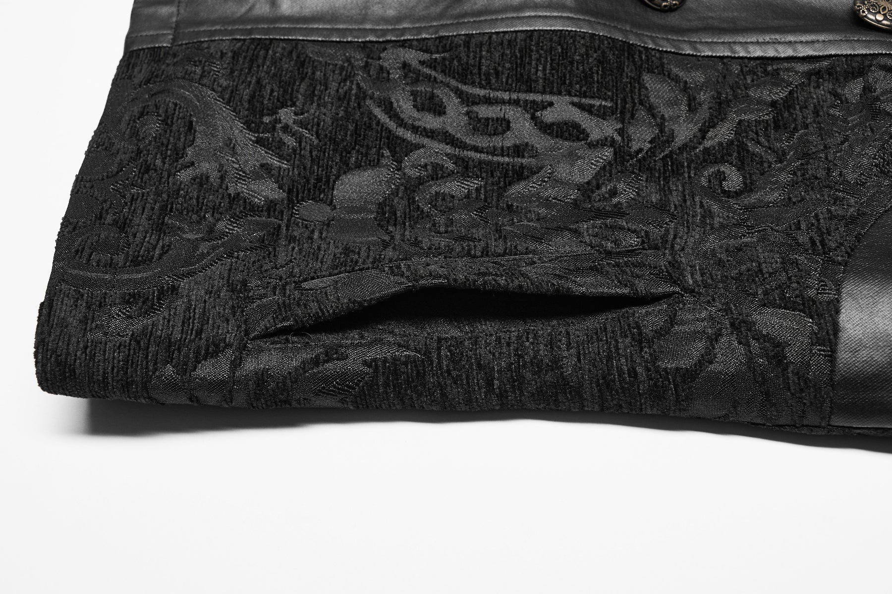 Emperor’s Black Brocade Vest - Image 10