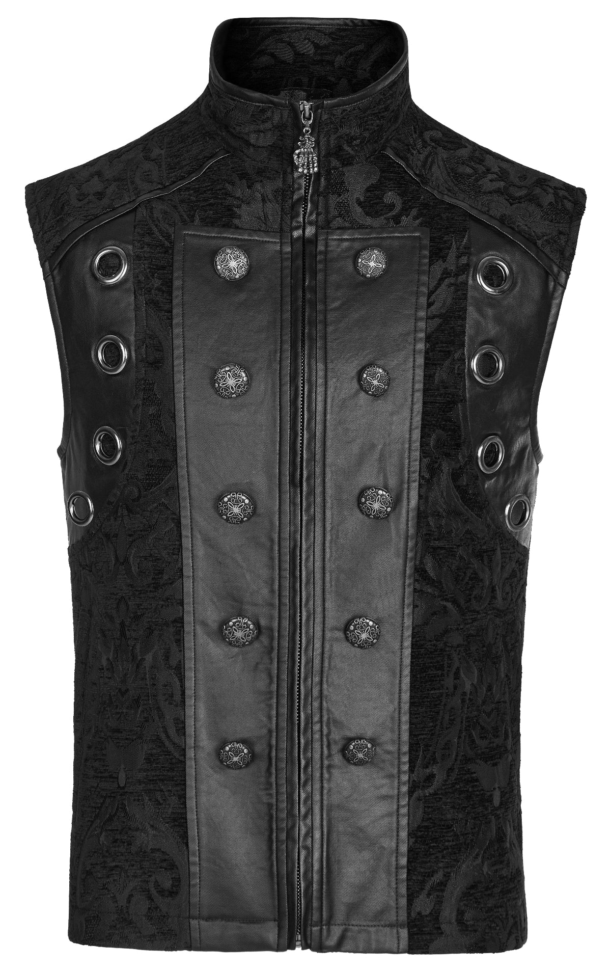 Emperor’s Black Brocade Vest - Image 6