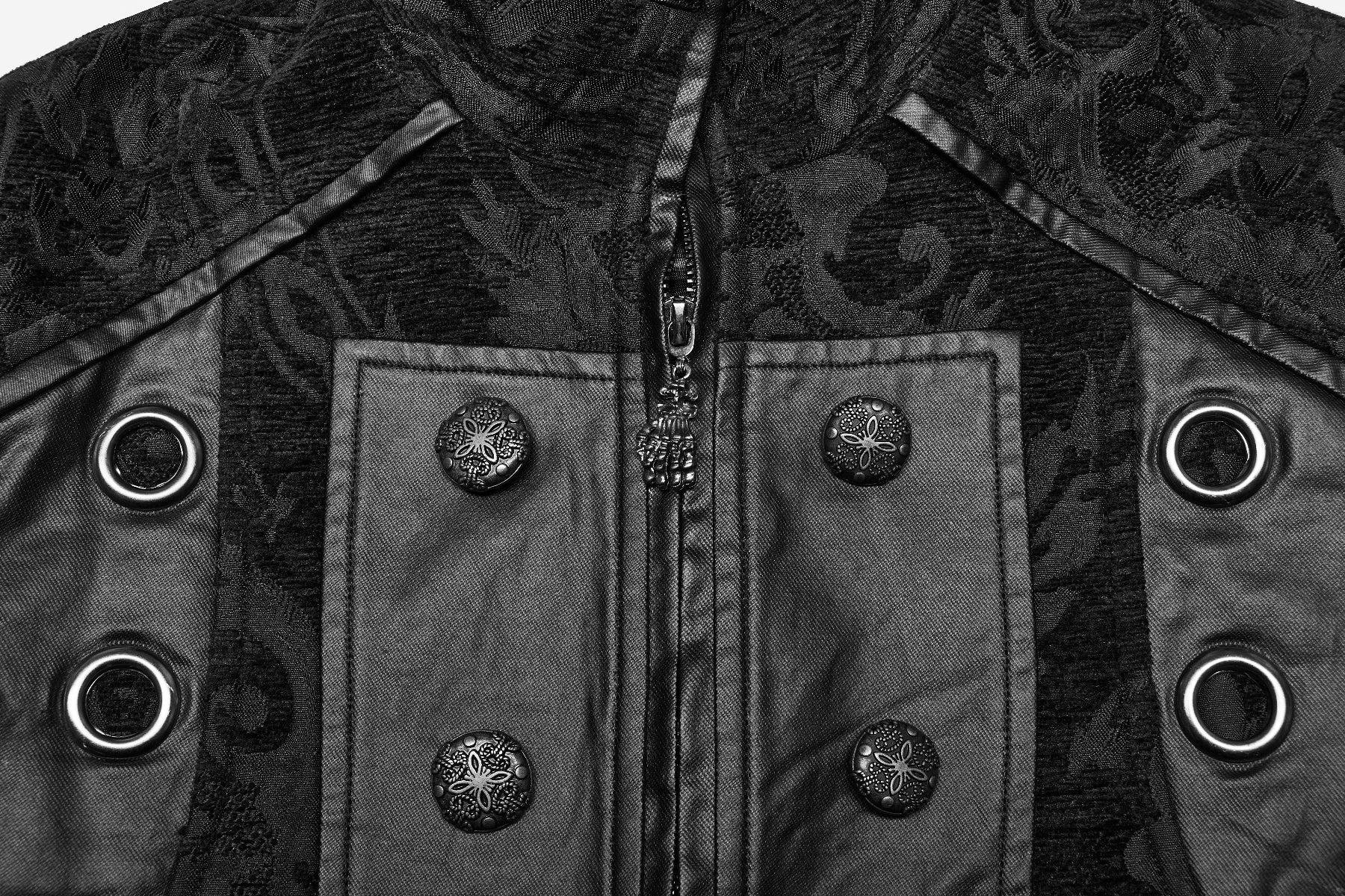 Emperor’s Black Brocade Vest - Image 8