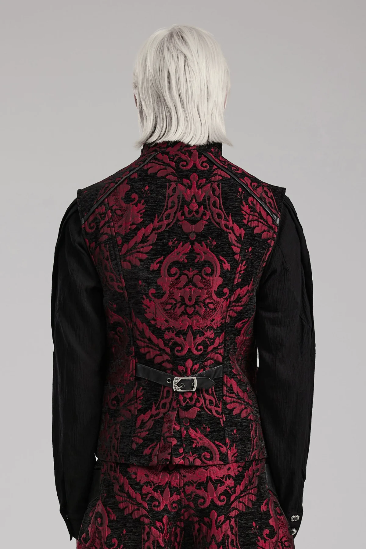 Emperor’s Red Brocade Vest - Image 4
