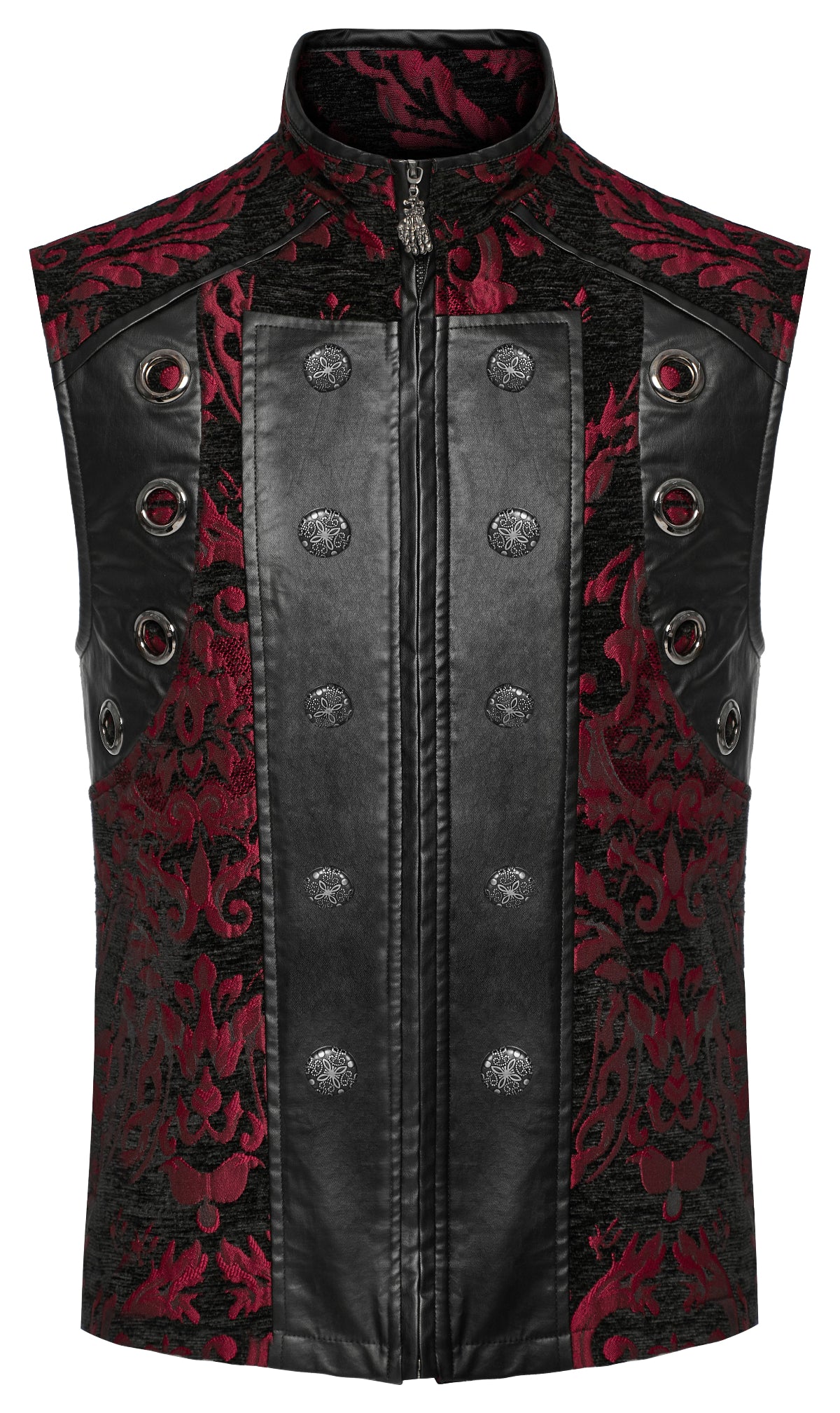 Emperor’s Red Brocade Vest - Image 6
