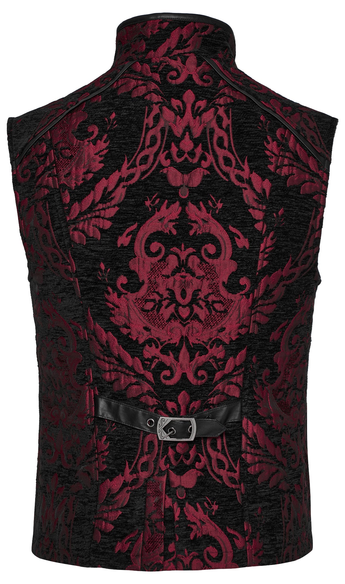 Emperor’s Red Brocade Vest - Image 7