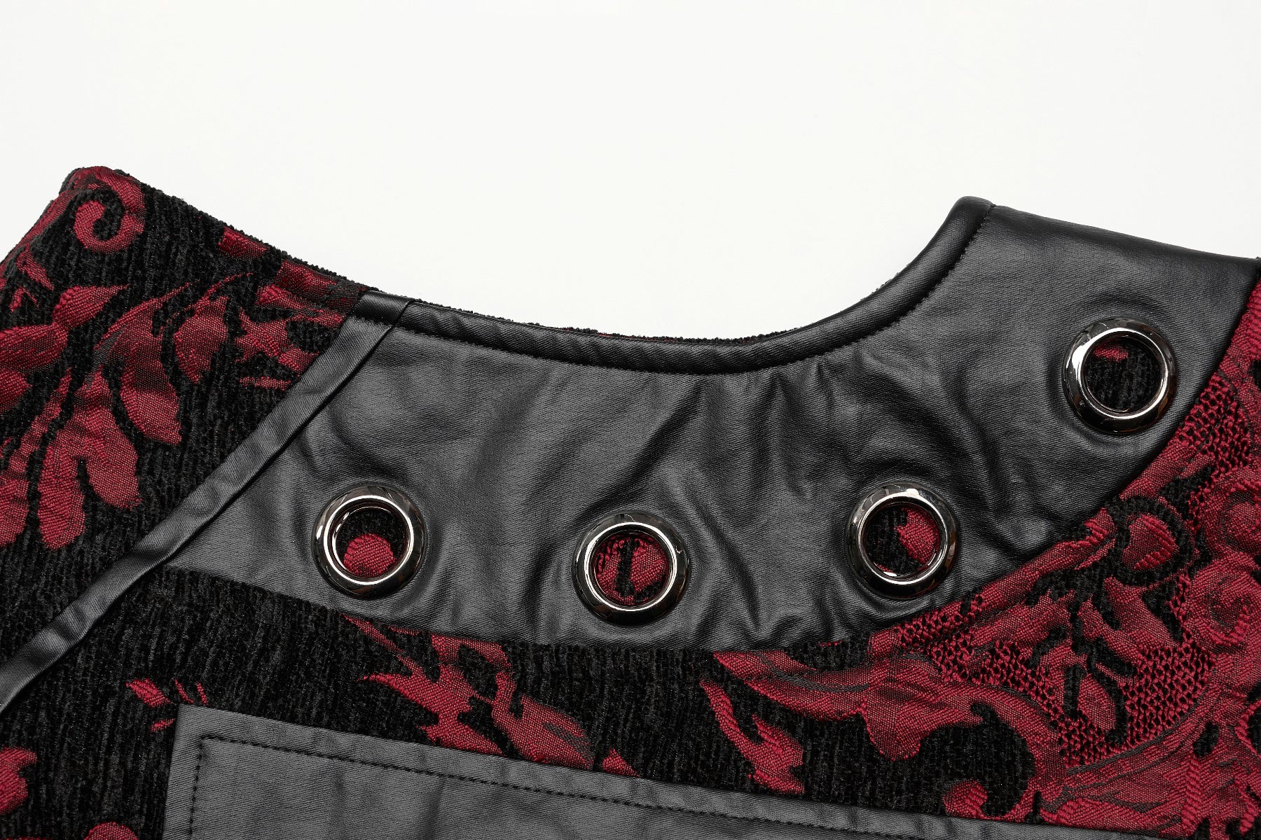Emperor’s Red Brocade Vest - Image 8