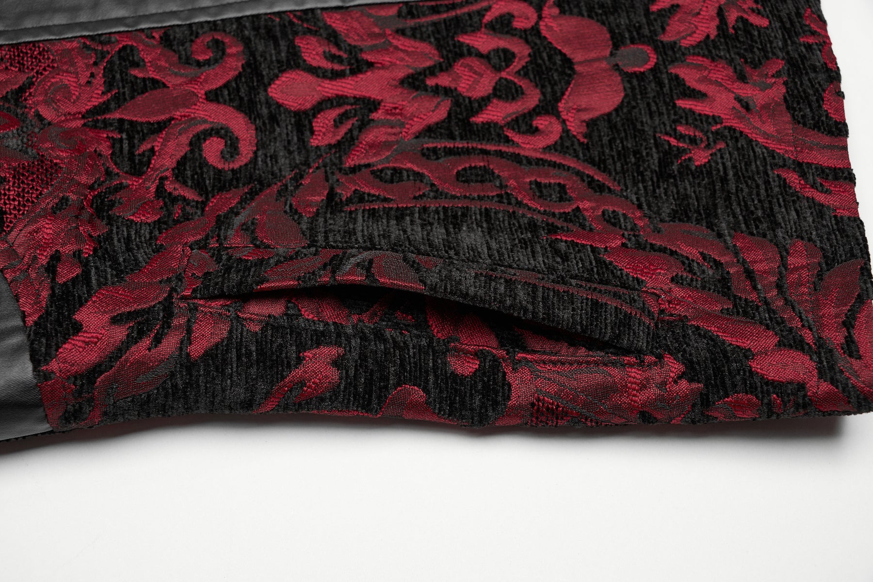 Emperor’s Red Brocade Vest - Image 9